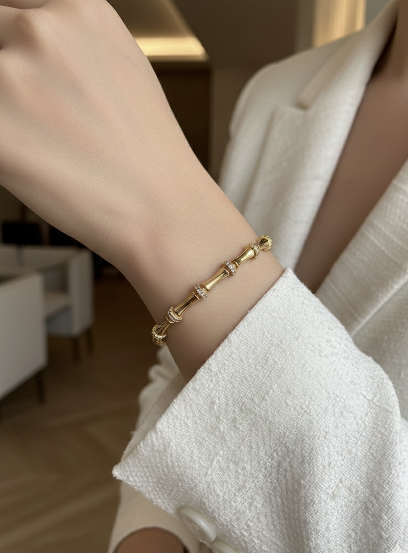 VIP 14K İnce Kemik Model Bileklik