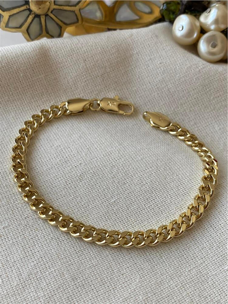 VIP 14K İnce Klasik Zincir Bileklik