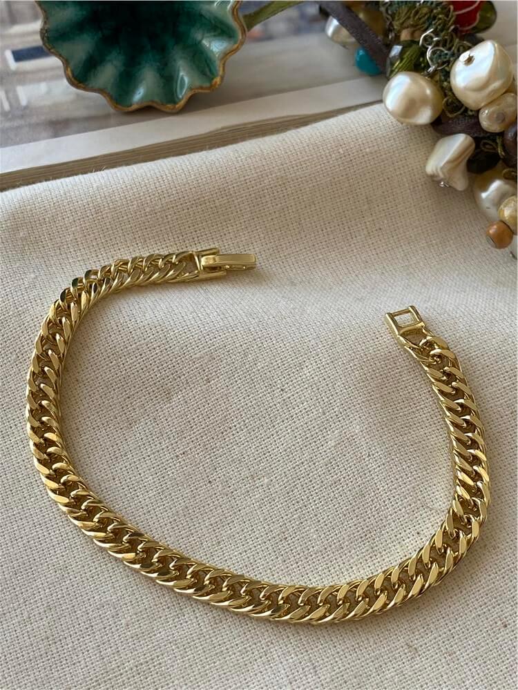 VIP 14K İnce Sık Örme Bileklik