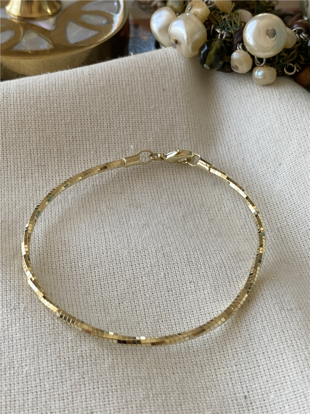 VIP 14K İnce Tel Bileklik