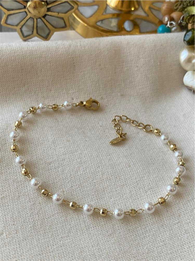 VIP 14K İncili Discoball Bileklik