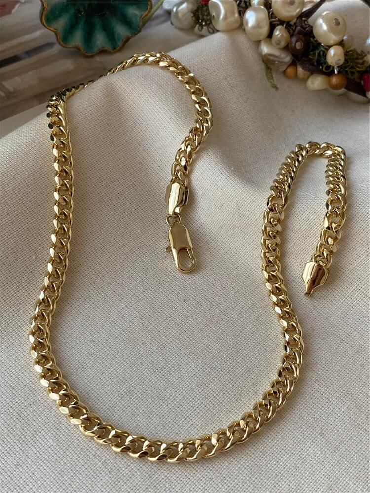VIP 14K Kalın Zincir Kolye
