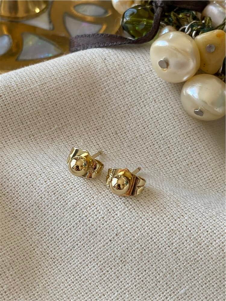 VIP 14K Mini Ball Küpe