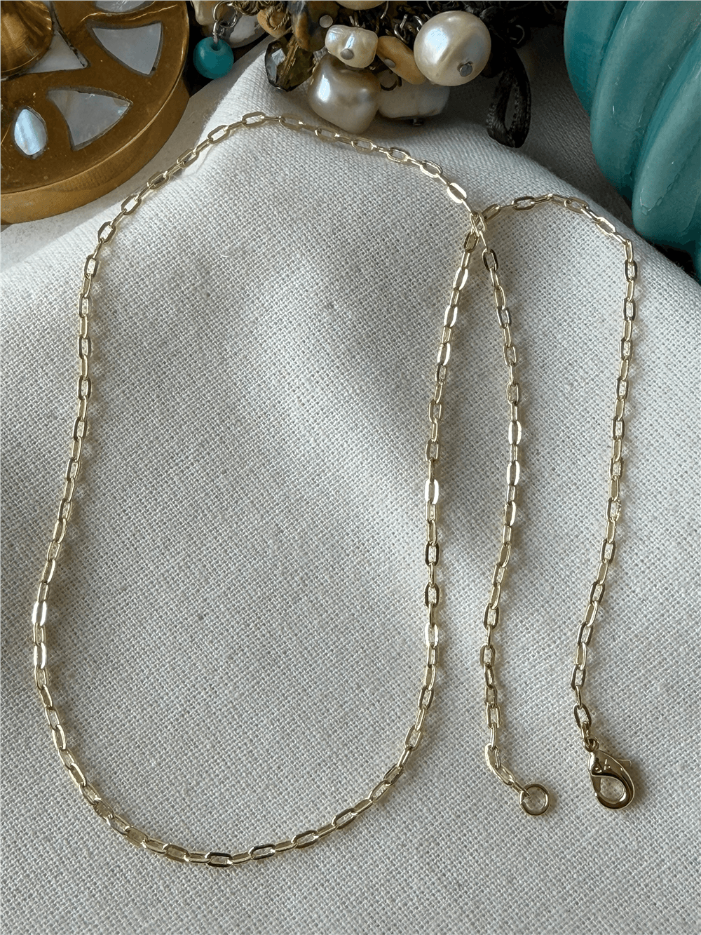 VIP 14K Mini Oval Zincir Kolye