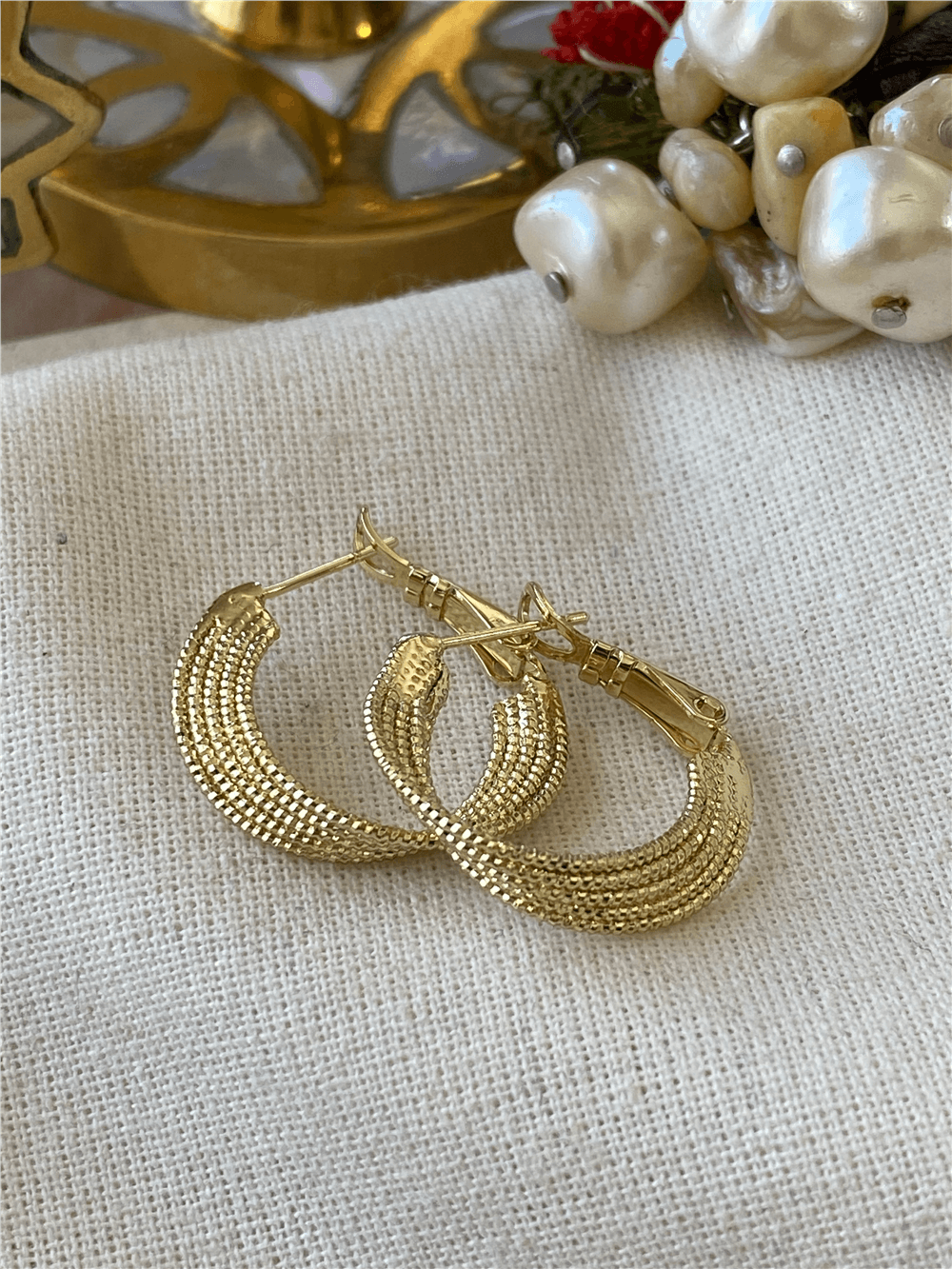 VIP 14K Mini Parlak Teller Küpe