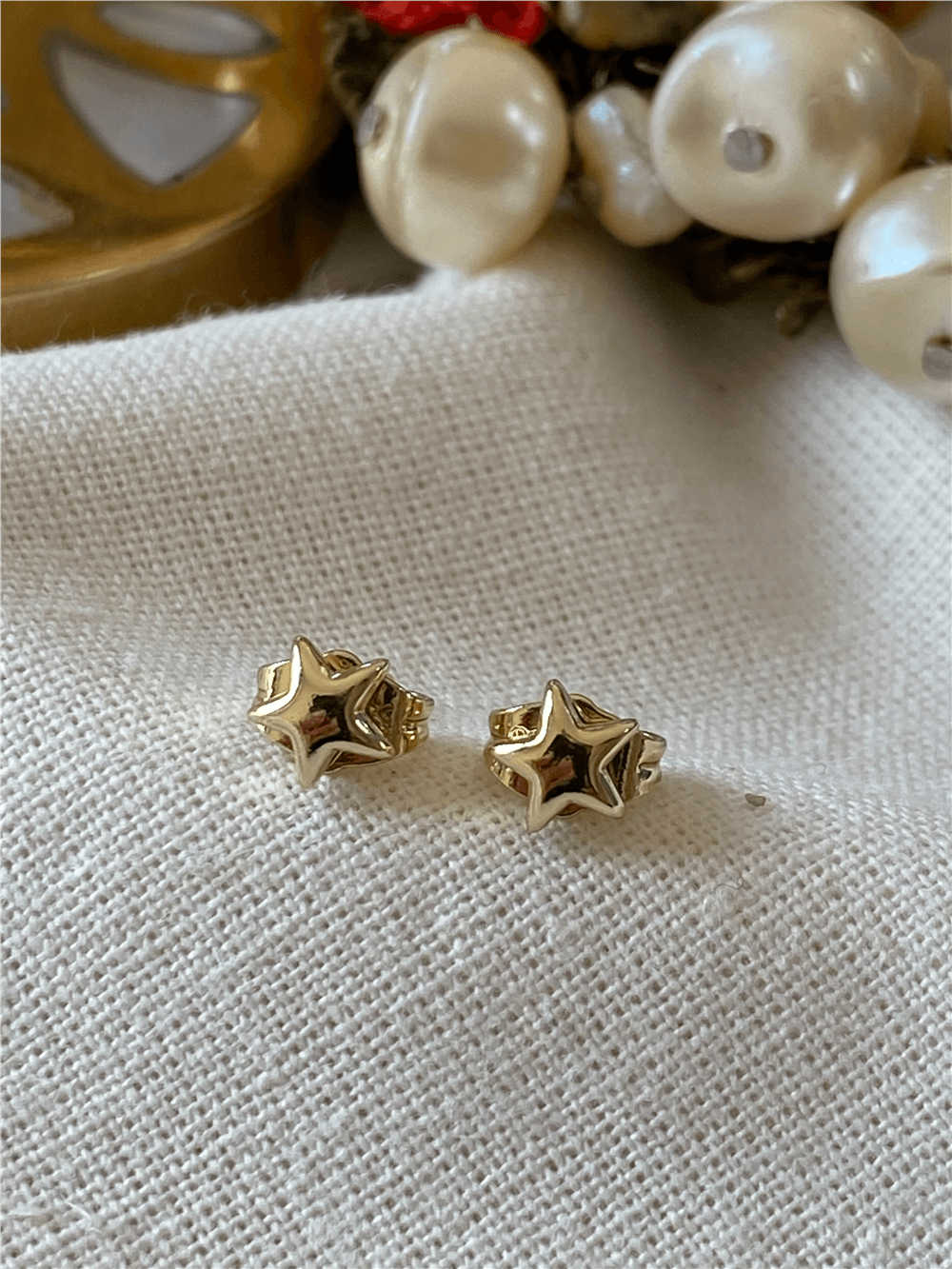 VIP 14K Mini Yıldız Küpe