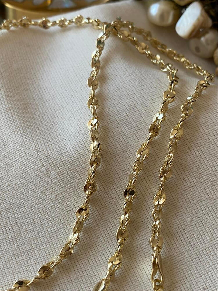 VIP 14K Parlak Burgu Kolye