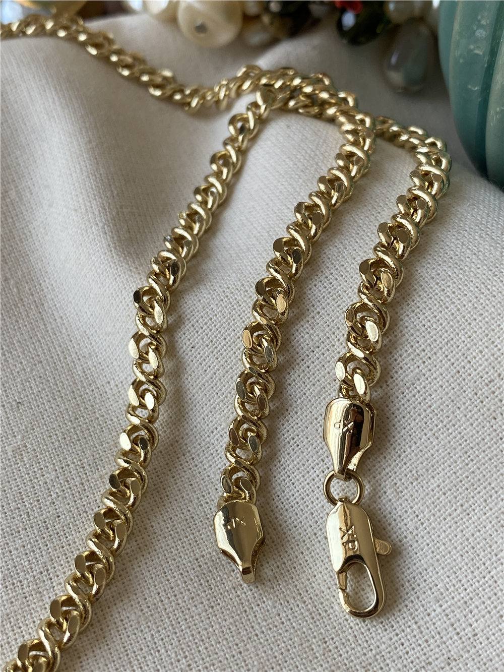 VIP 14K Sarmal Zincir Kolye
