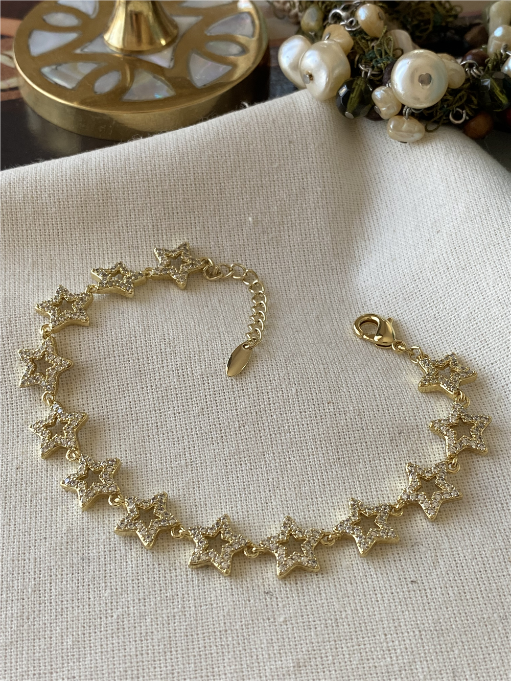 VIP 14K Shining Stars Bileklik
