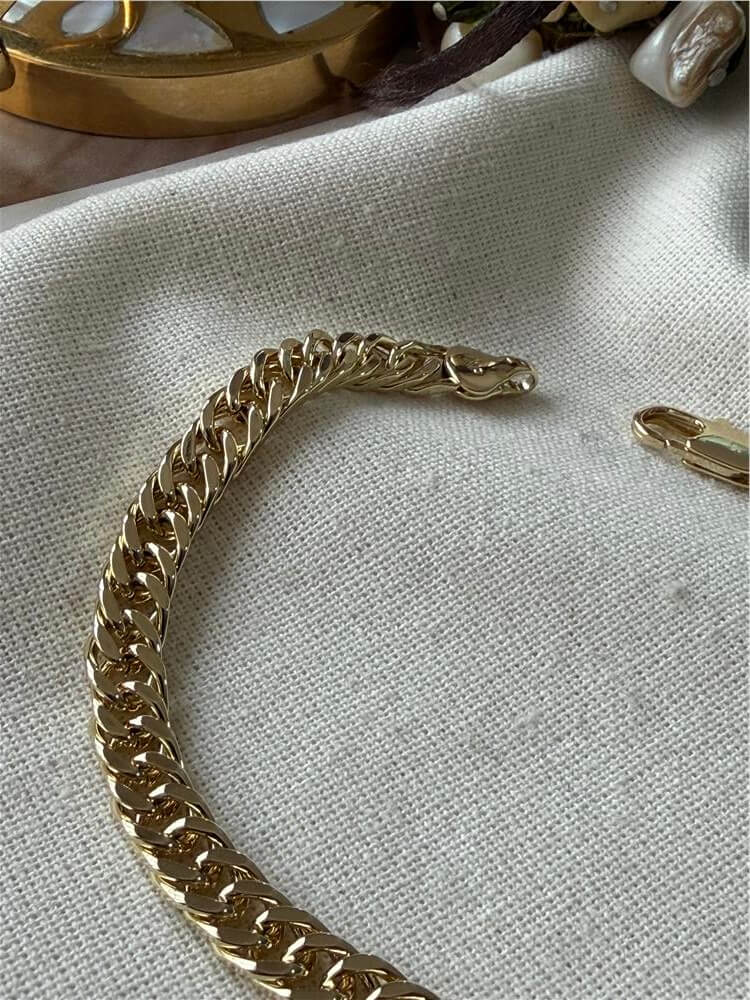 VIP 14K Sık Örme Zincir Bileklik