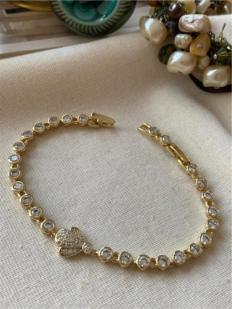 VIP 14K Sıralı Yuvarlak Suyolu Bileklik