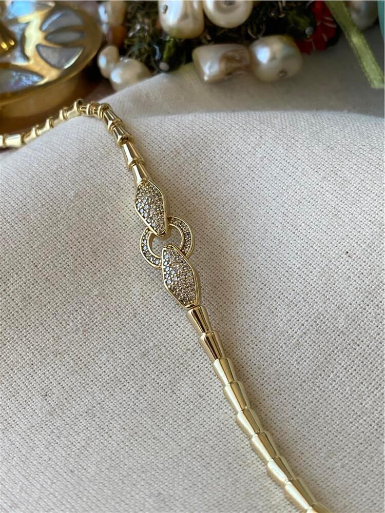 VIP 14K Snake with Ring Bileklik