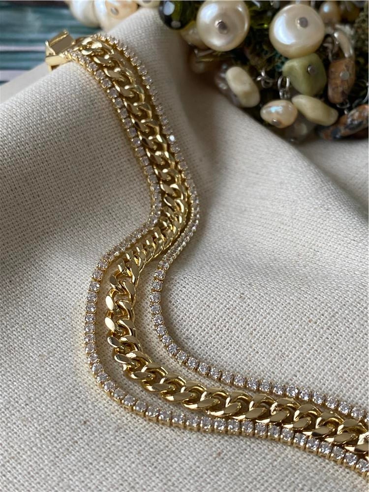 VIP 14K Suyolu Zincir Bileklik 