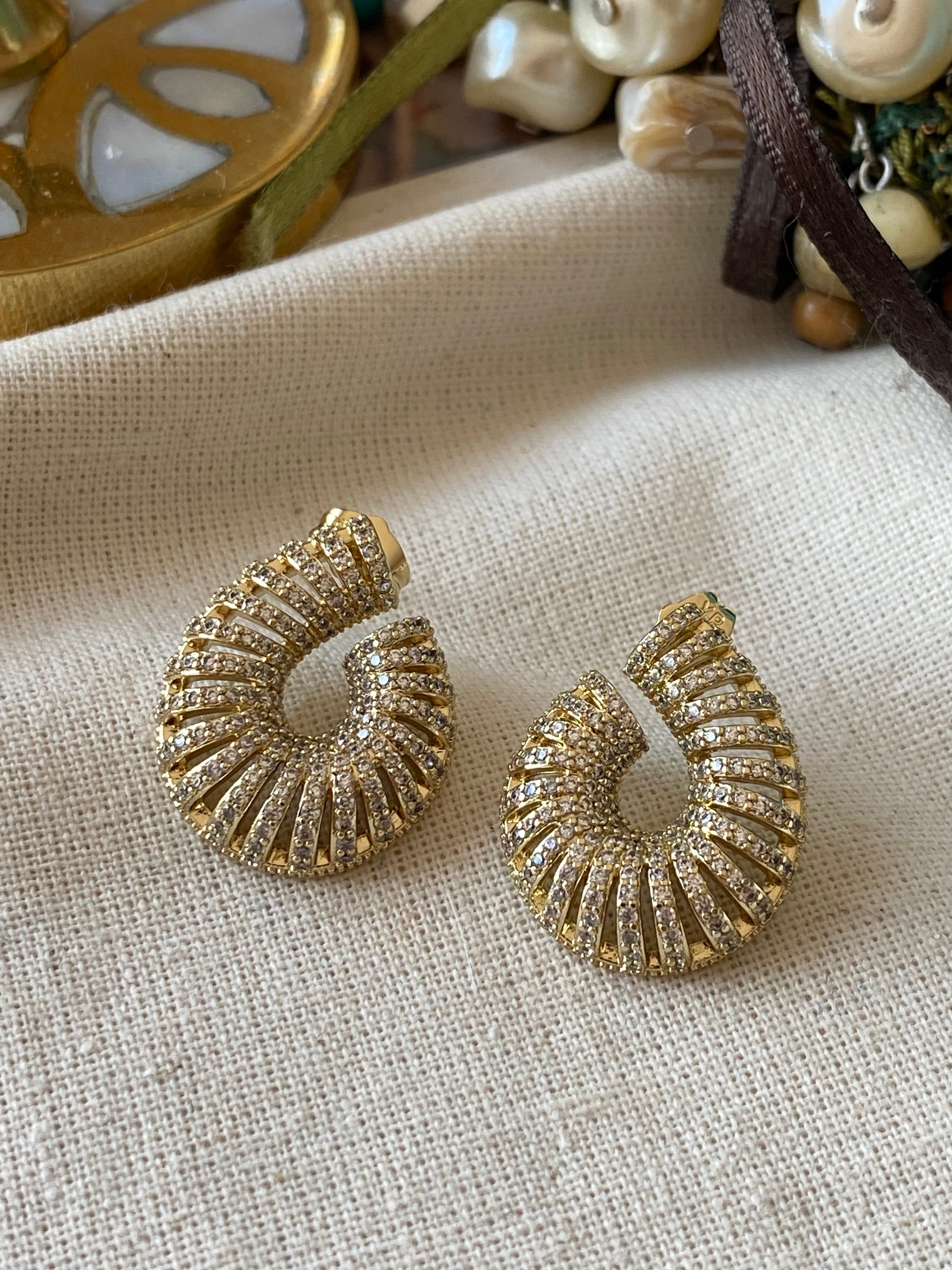 VIP 14K Swan Küpe