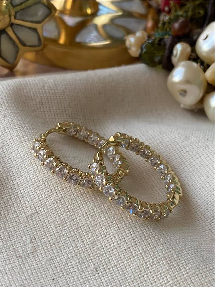 VIP 14K Tamtur Halka Küpe