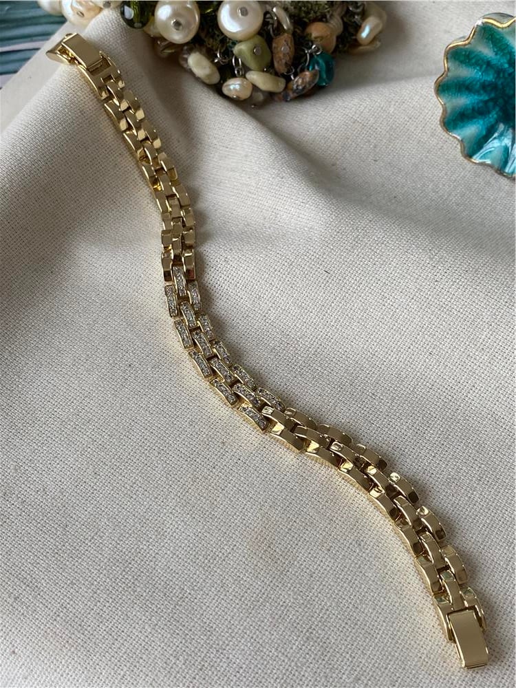 VIP 14K Taşlı Birleşim Bileklik