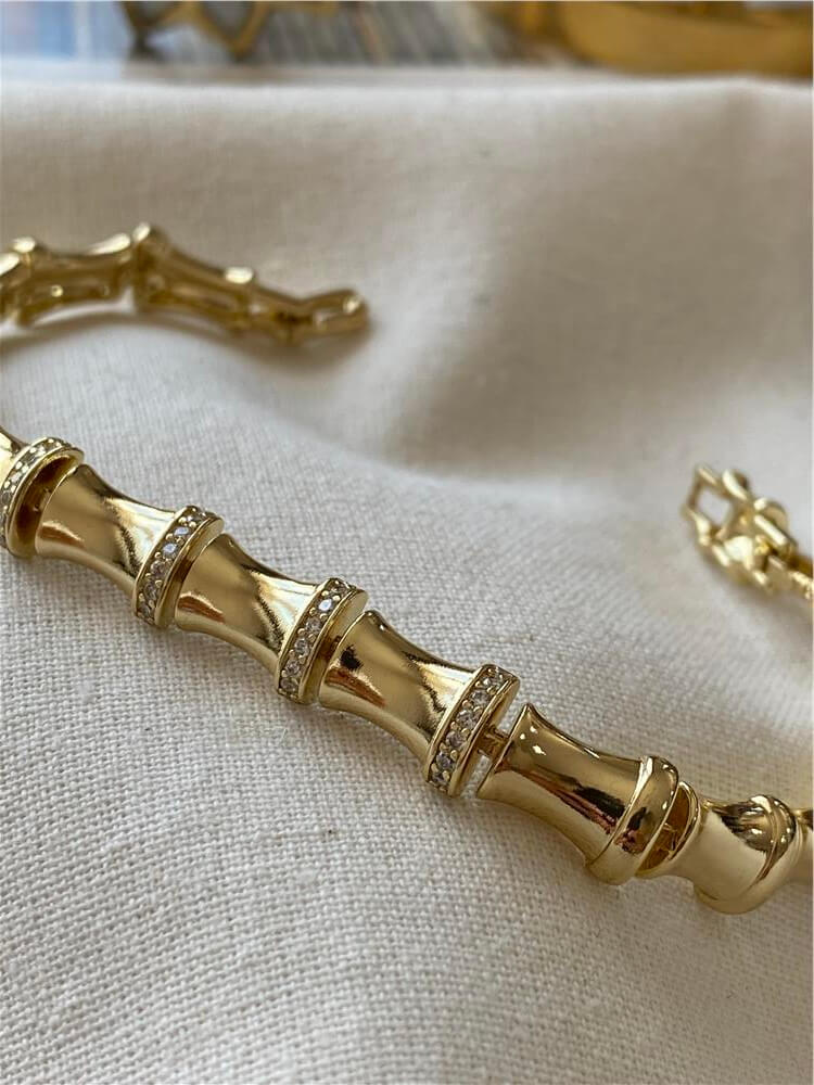 VIP 14K Taşlı Bone Bileklik