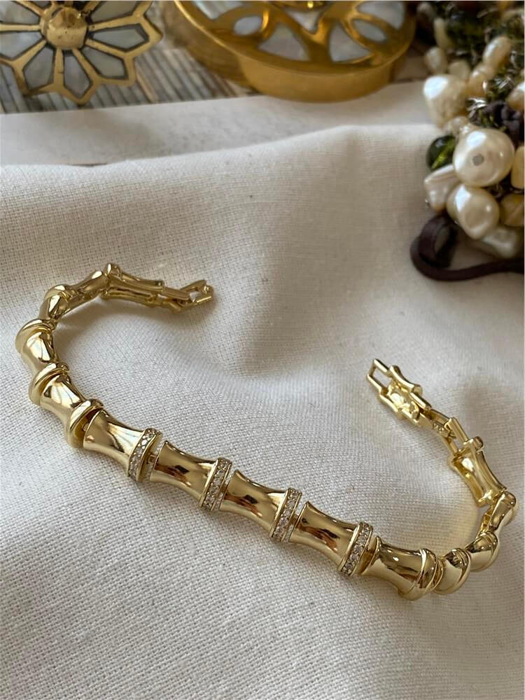 VIP 14K Taşlı Bone Bileklik
