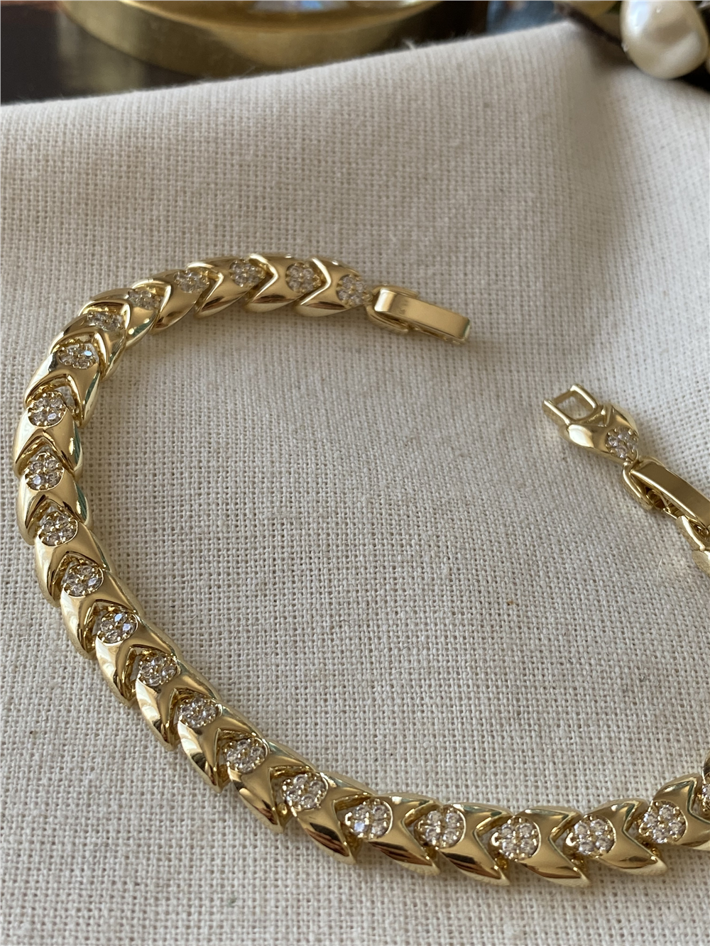 VIP 14K Taşlı Snake Bileklik
