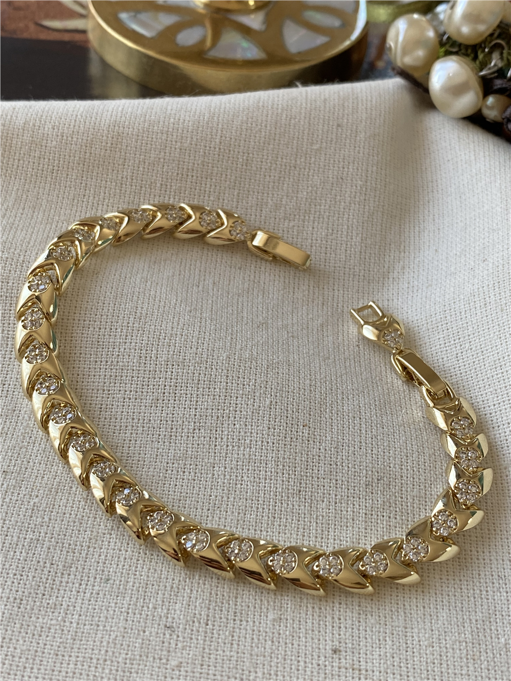 VIP 14K Taşlı Snake Bileklik