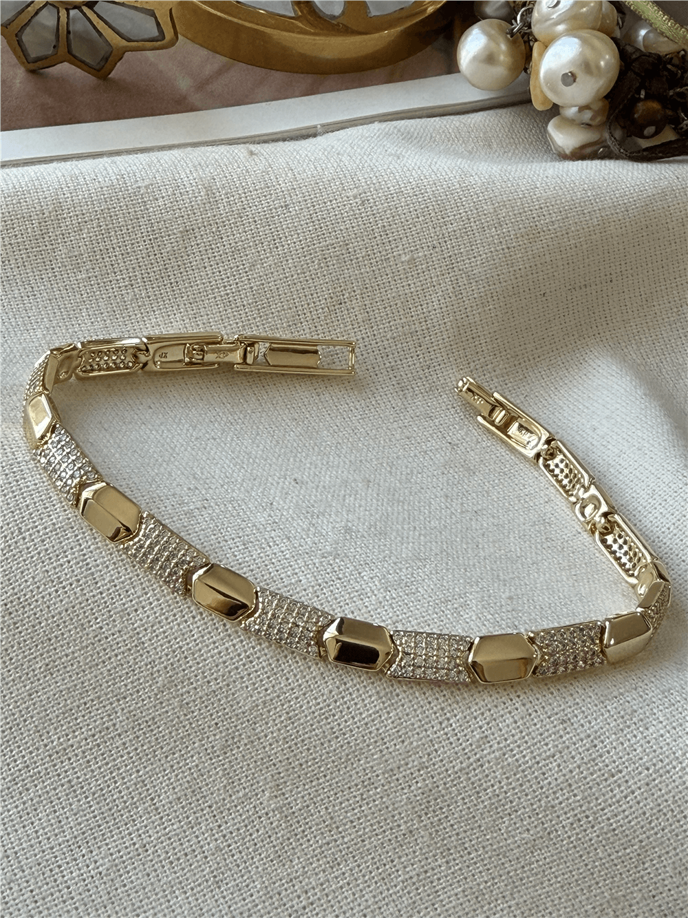 VIP 14K Taşlı Snake Bileklik