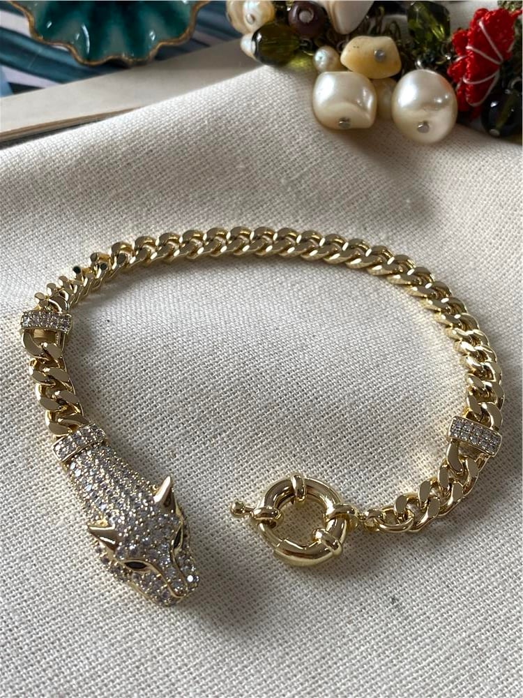 VIP 14K Tiger Bileklik