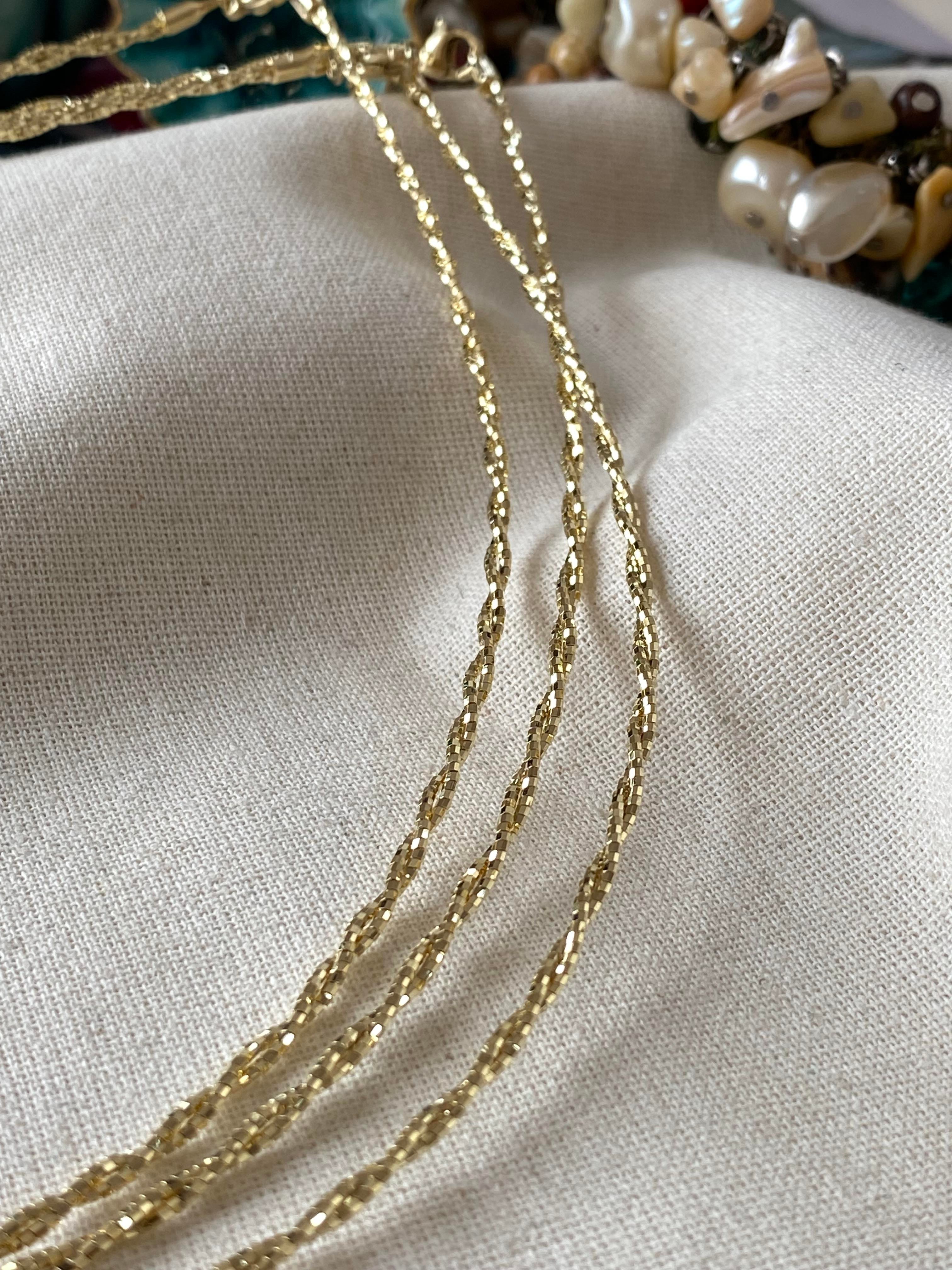 VIP 14K Tırtık Model Choker Kolye