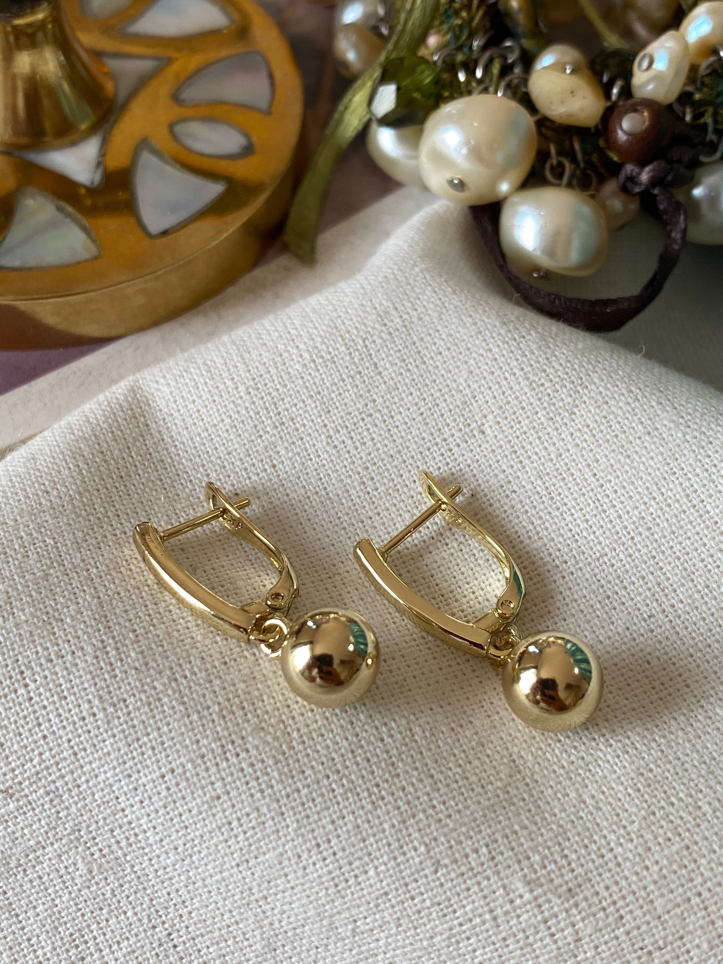 VIP 14K Topçuk Küpe