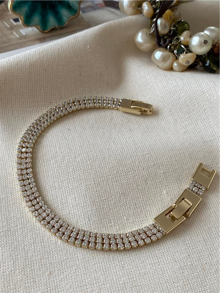 VIP 14K Üç Sıra Suyolu Bileklik