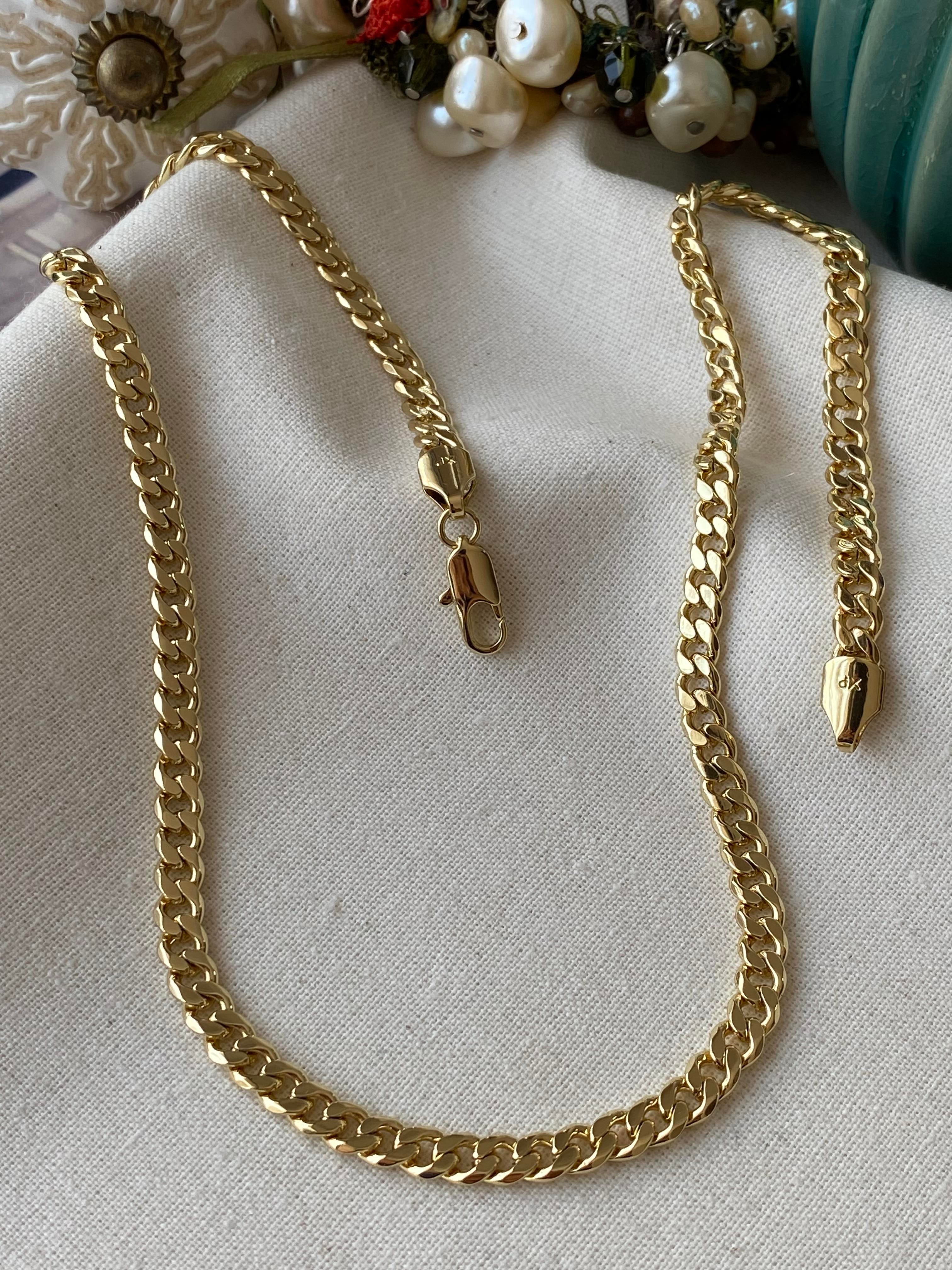 VIP 14K Yassı Ezme Zincir Kolye