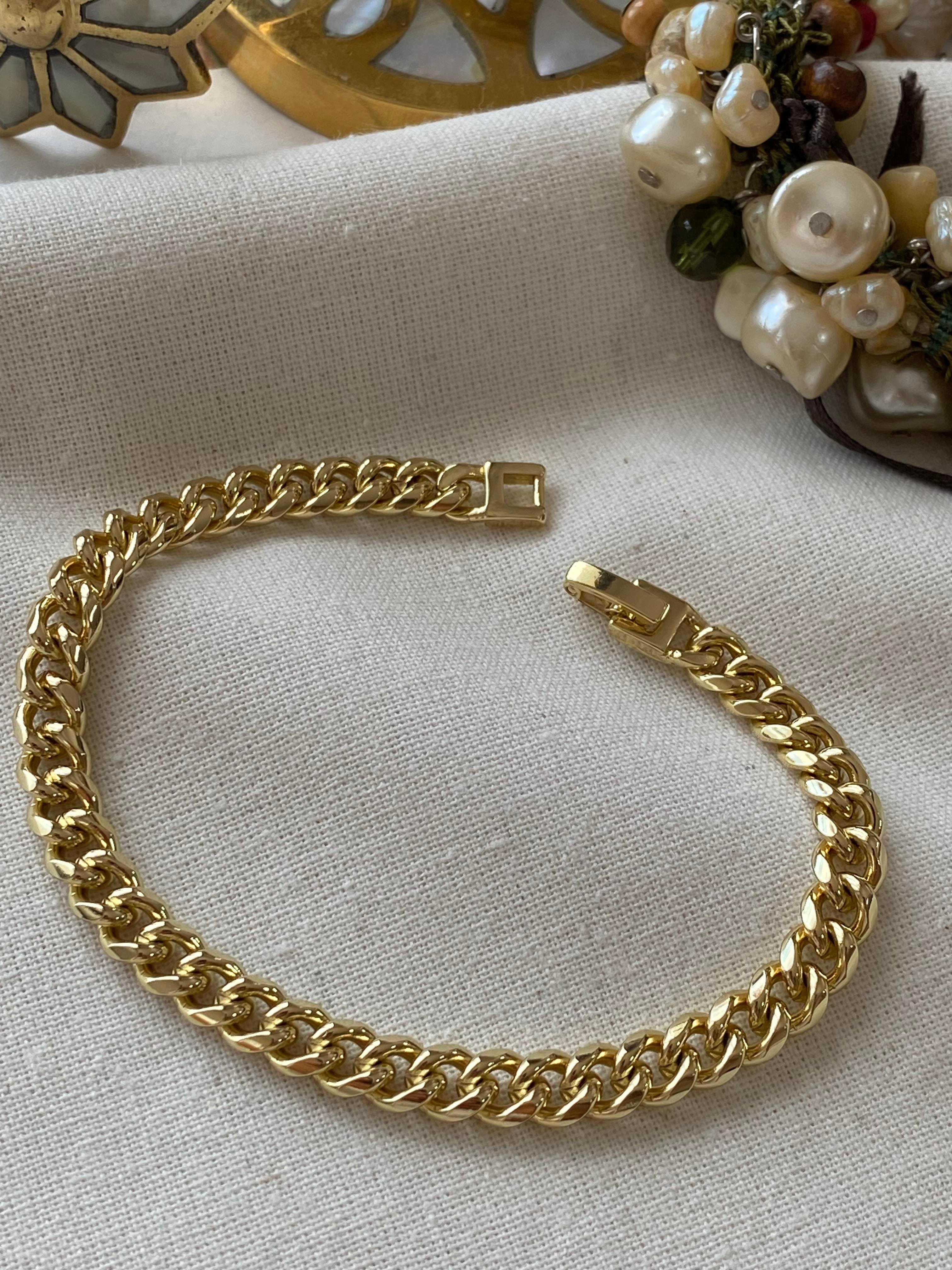 VIP 14K Yontma Zincir Bileklik