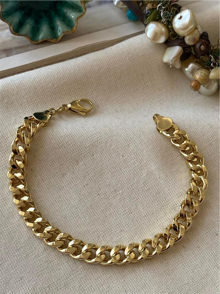 VIP 14K Yontma Zincir Bileklik