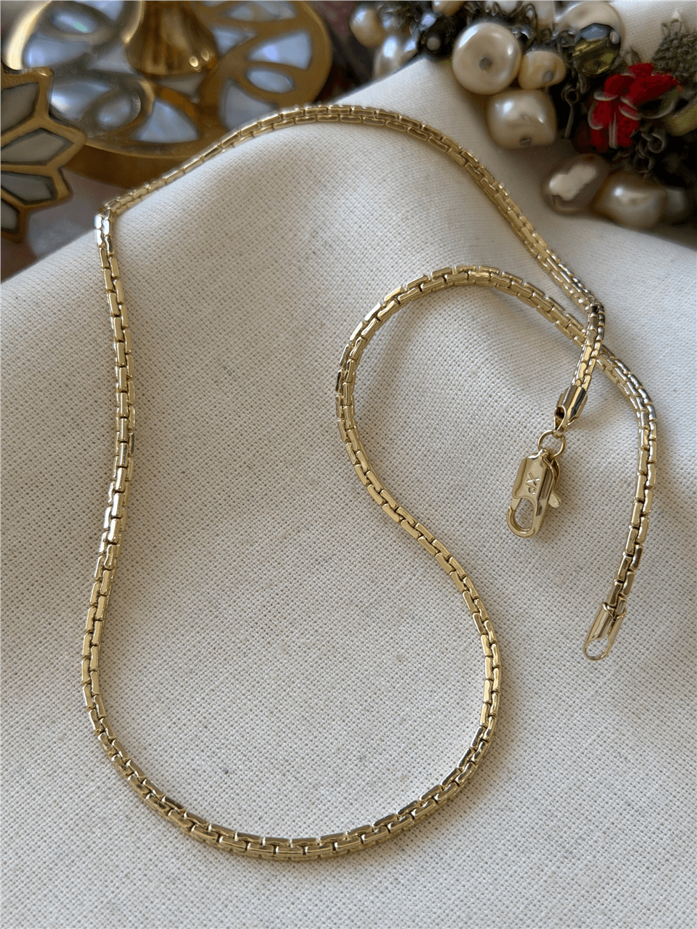 VIP 14K Zip Zincir Kolye