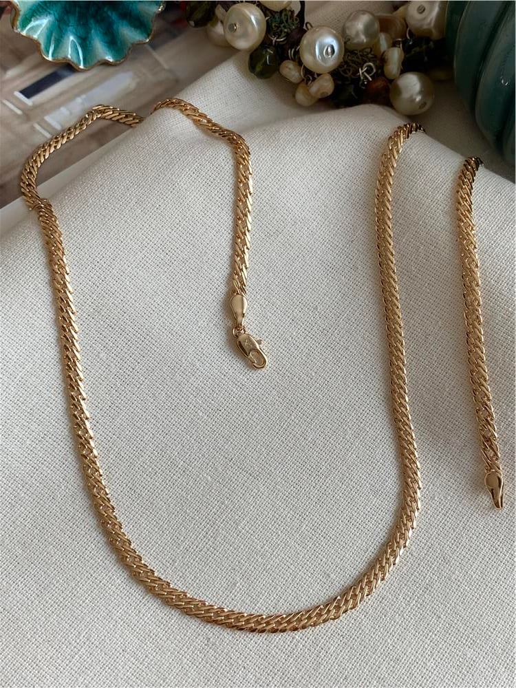 VIP 60 cm Çift Örme Kolye