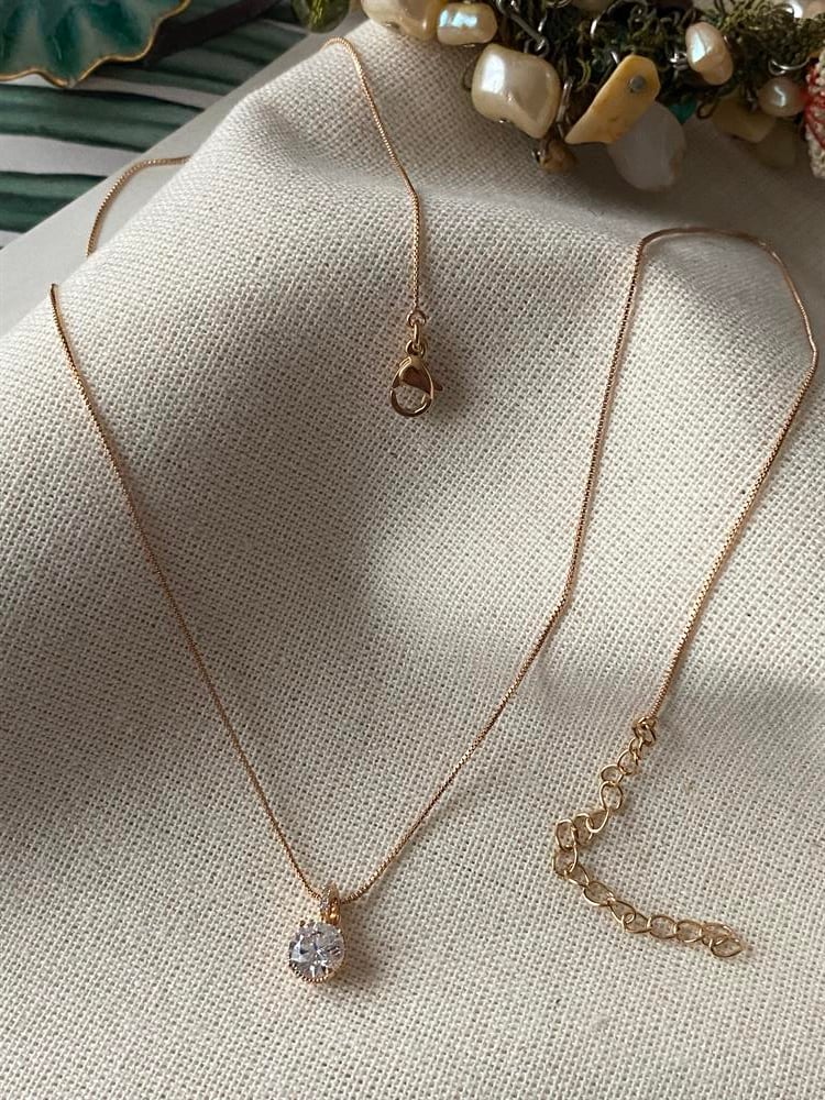 VIP Mini Zirkon Taş Kolye