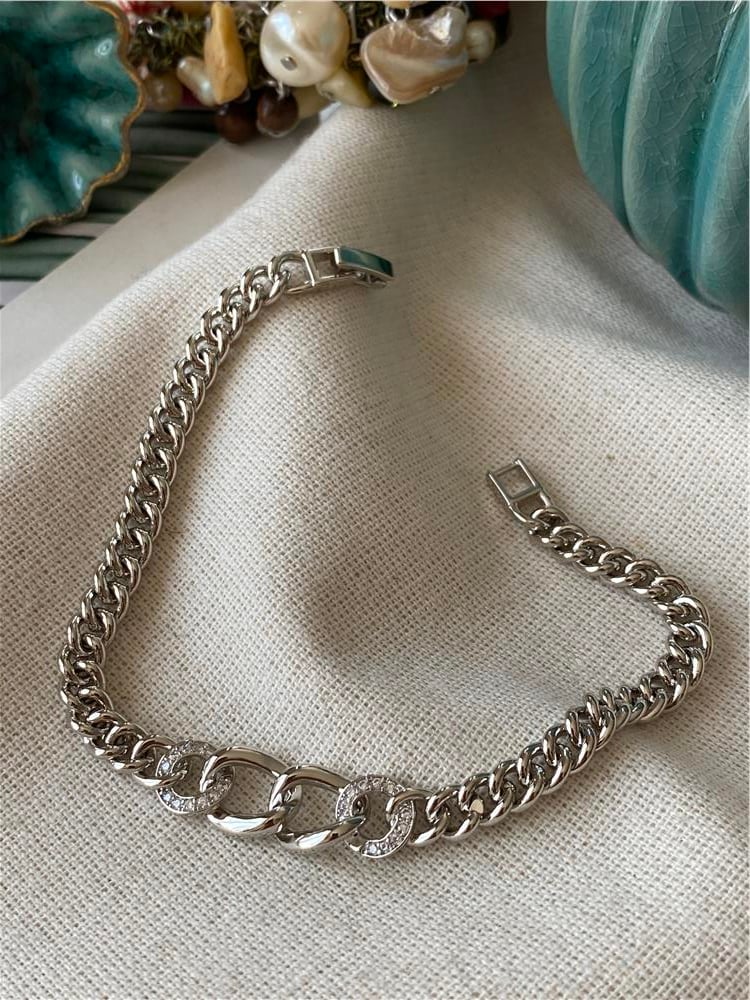 VIP Silver Chain Bileklik