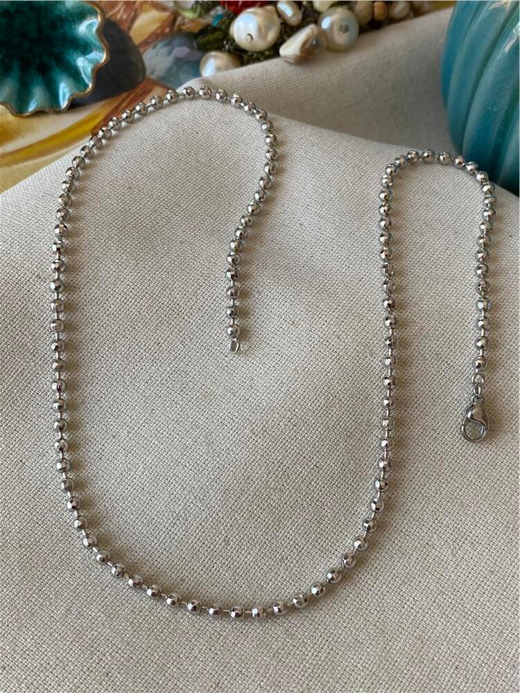 VIP Silver Discoball Kolye