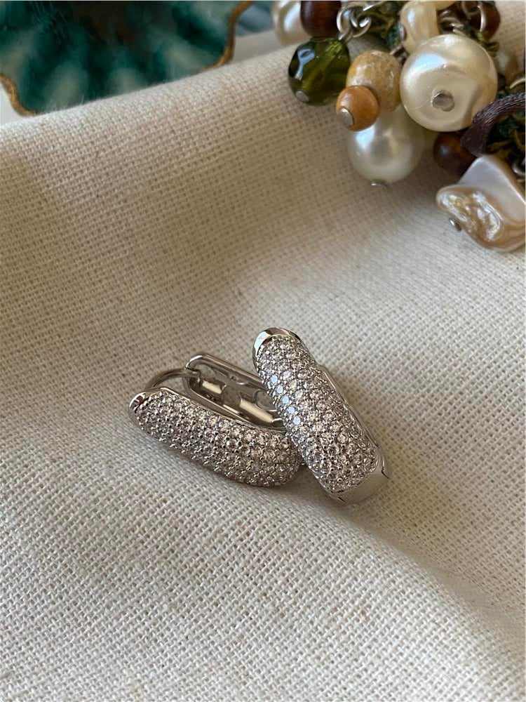 VIP Silver Parıltı Küpe