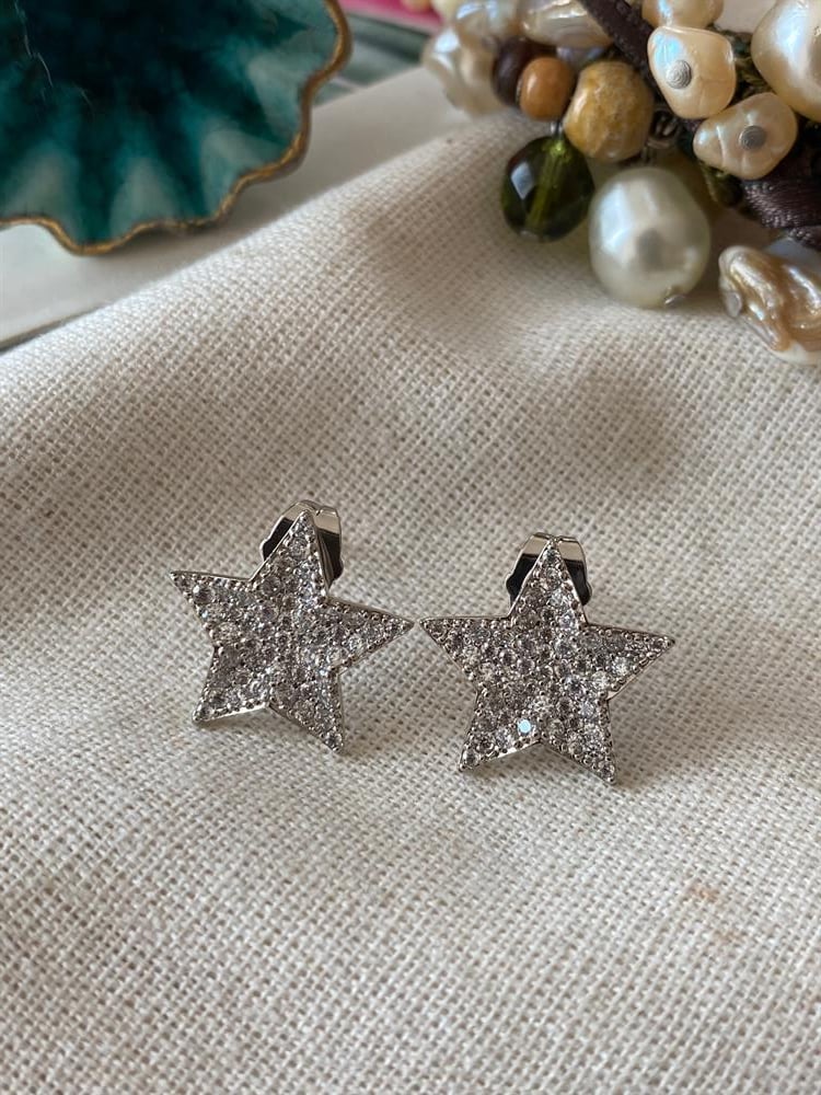 VIP Silver Star Küpe