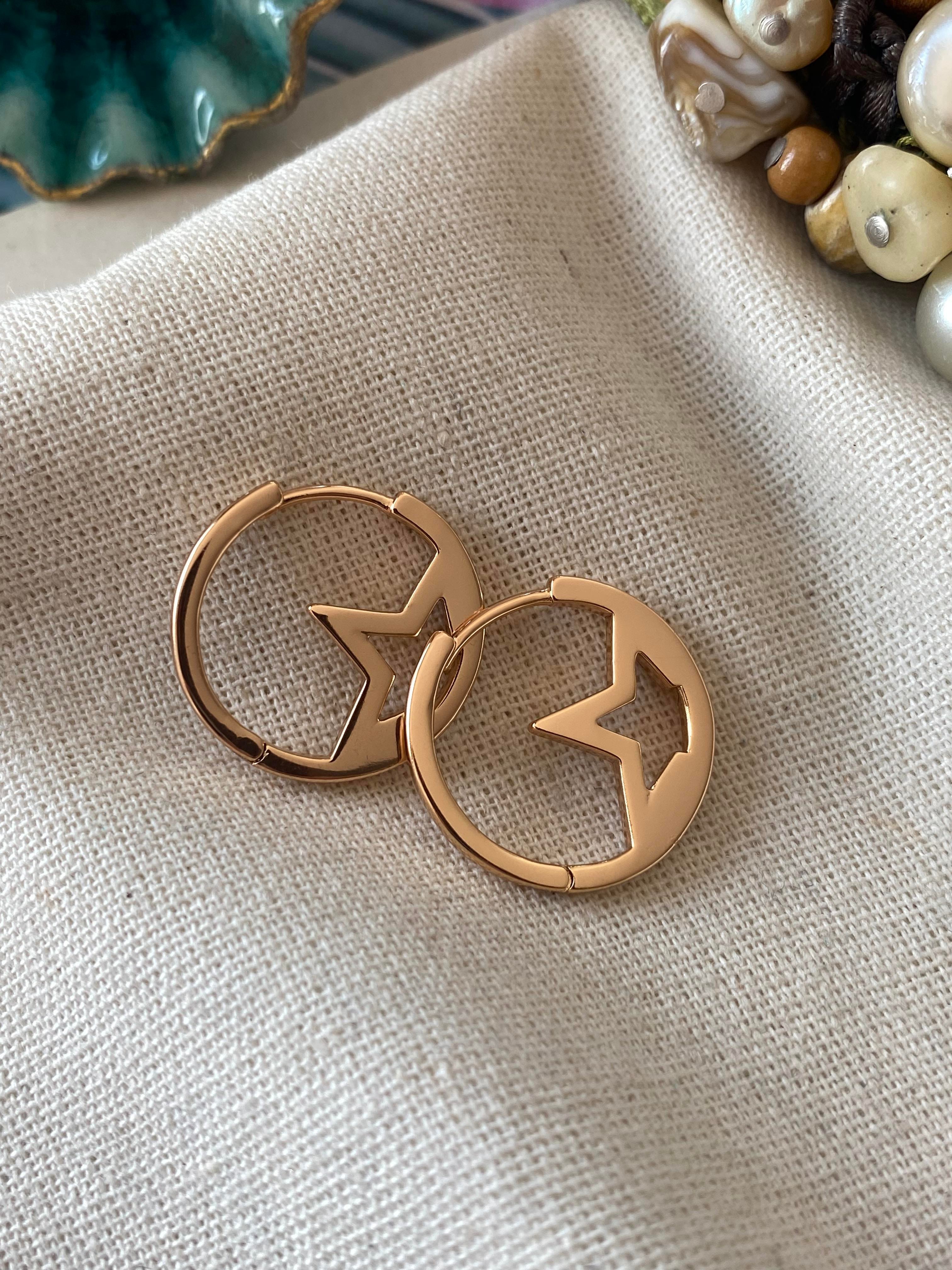 VIP Star-in-circle Küpe