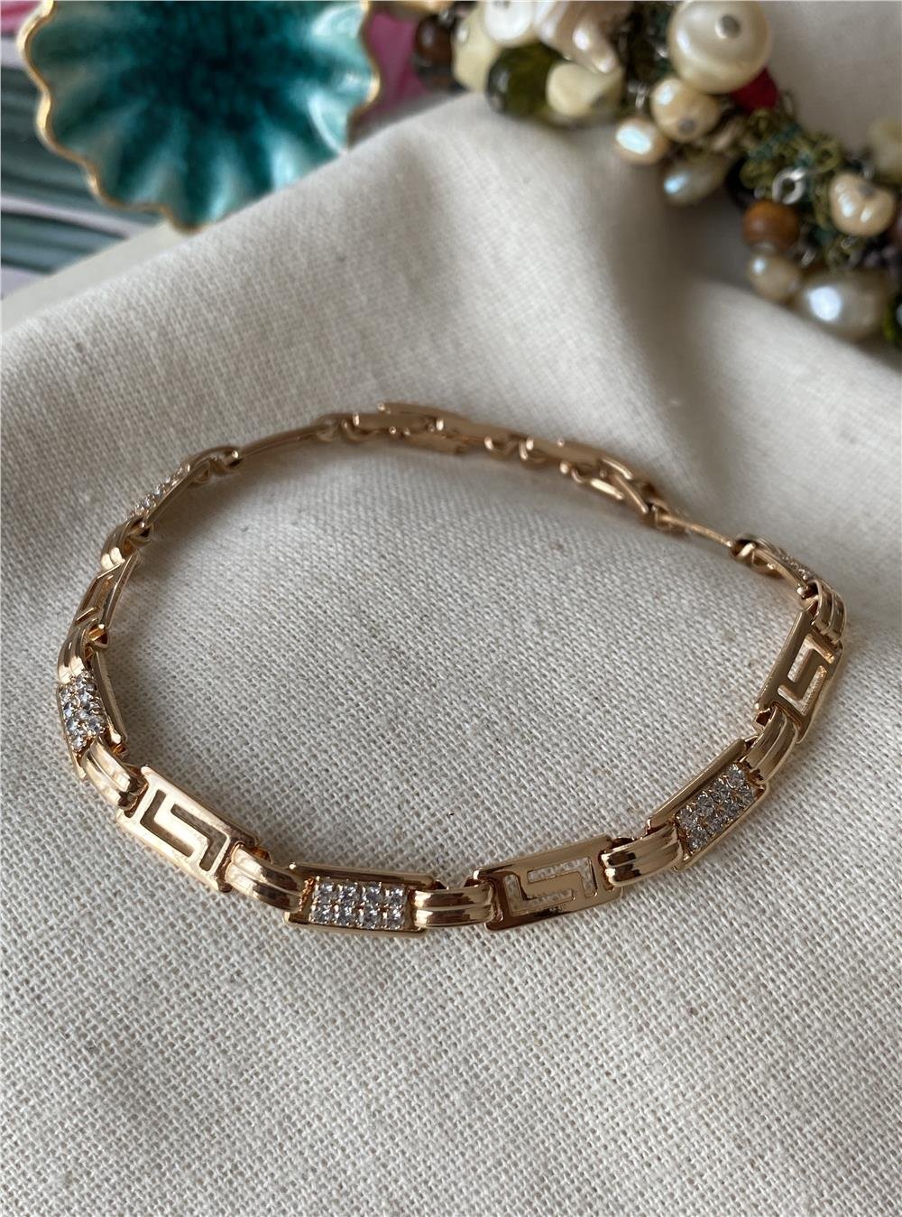 VIP Taşlı Hitit Bileklik