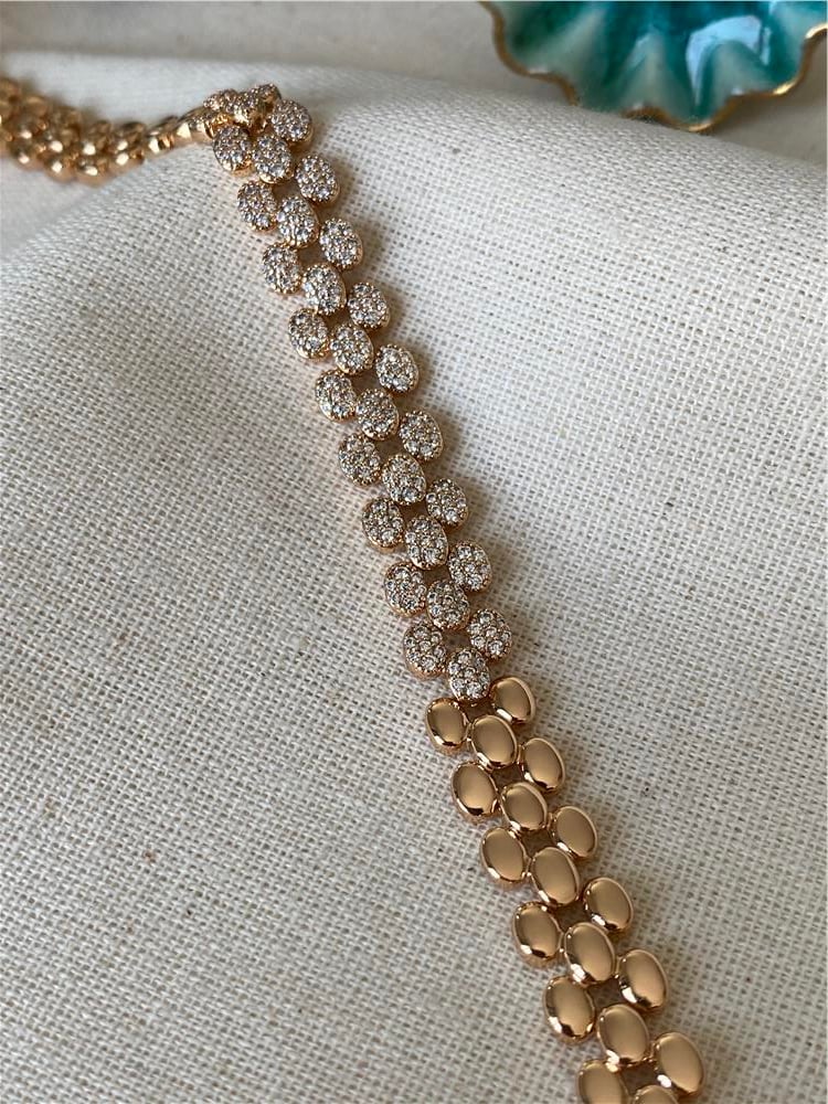 VIP Taşlı Ovaller Bileklik