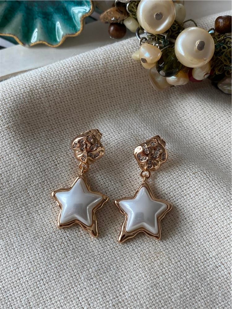 VIP White Star Küpe