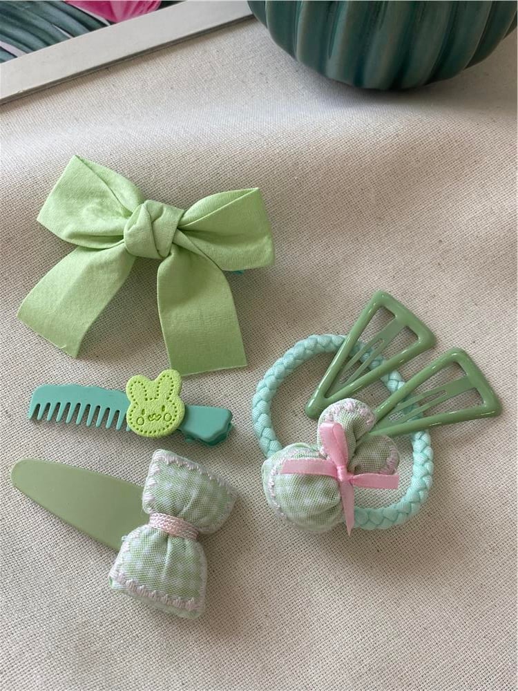 Yeşil Tarak Toka Seti