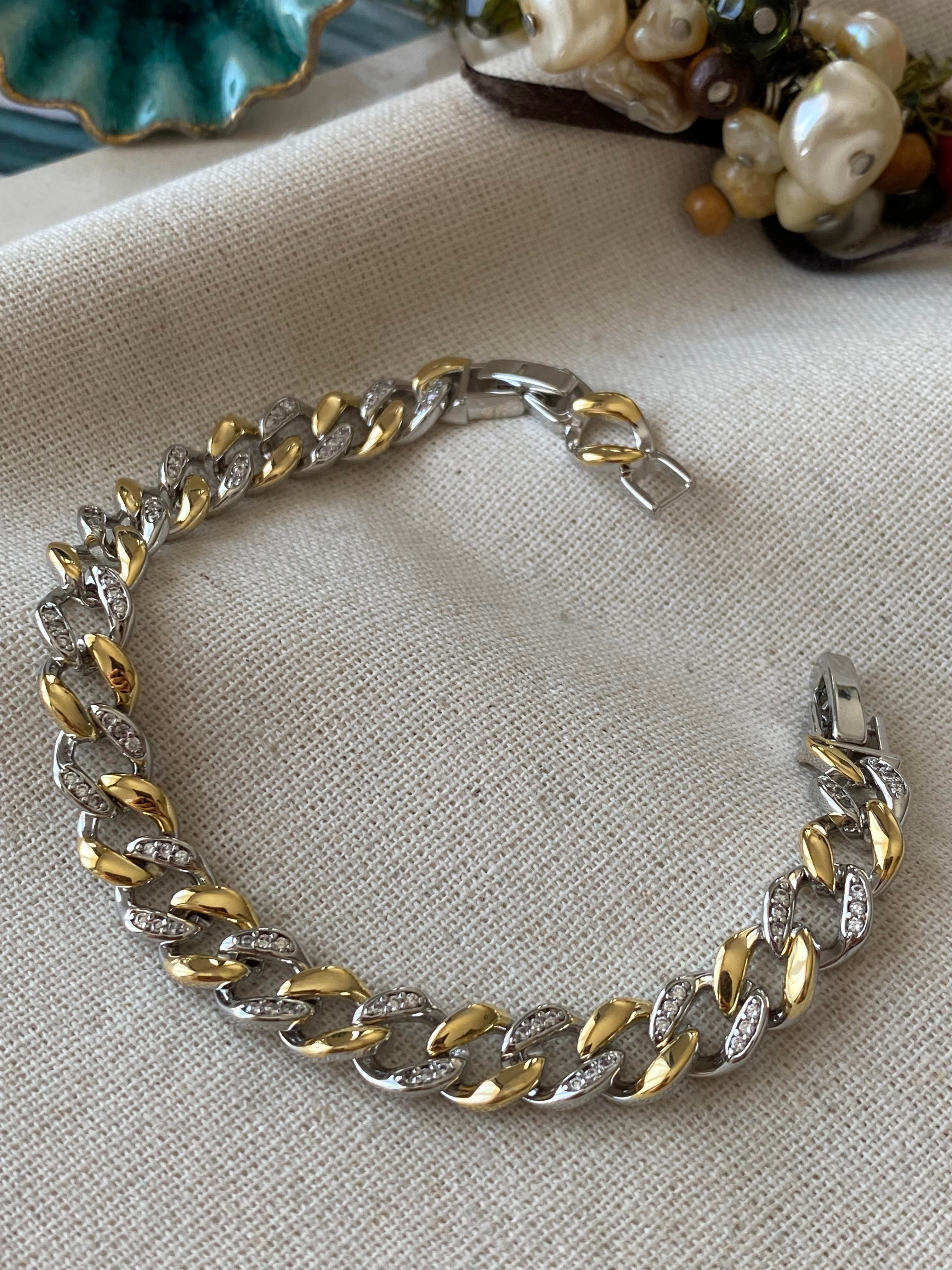 Zirconium Çift Renk Örme Bileklik