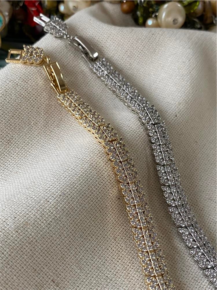 Zirconium Parlak Taşlı Bileklik