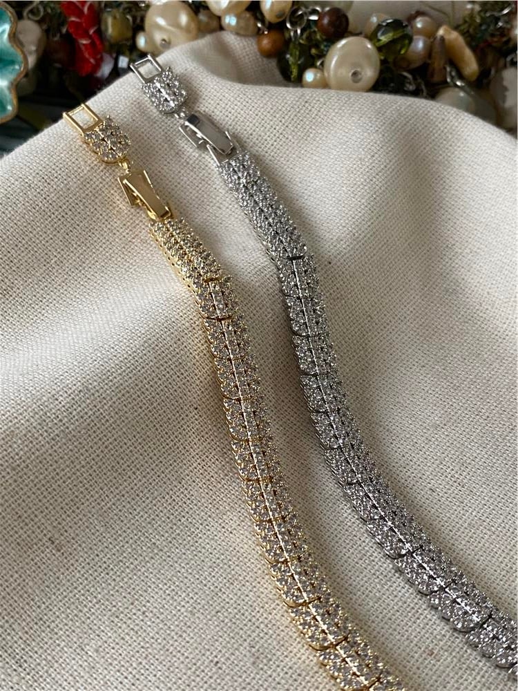 Zirconium Parlak Taşlı Bileklik