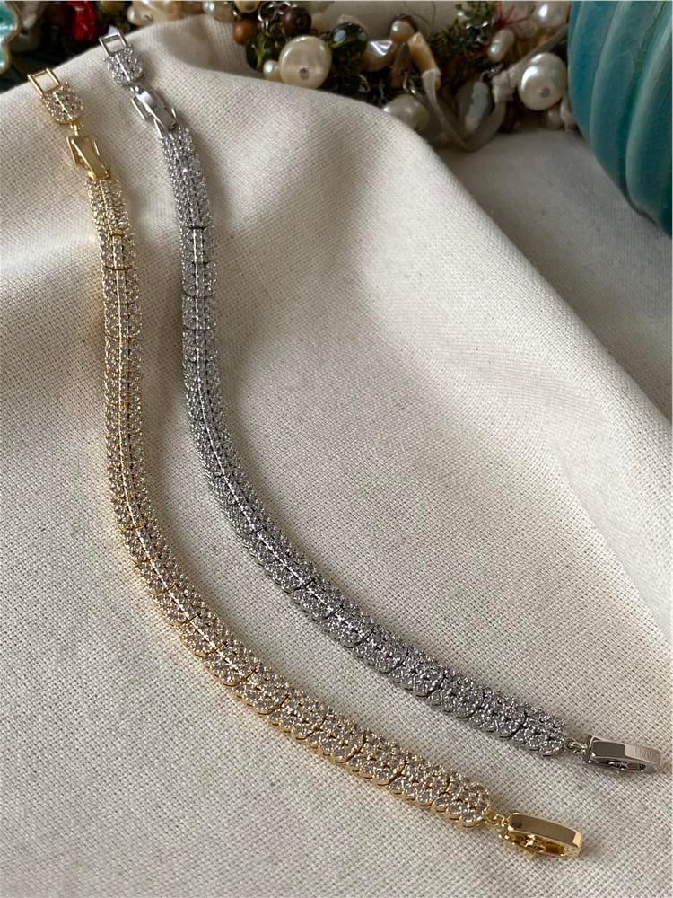 Zirconium Parlak Taşlı Bileklik