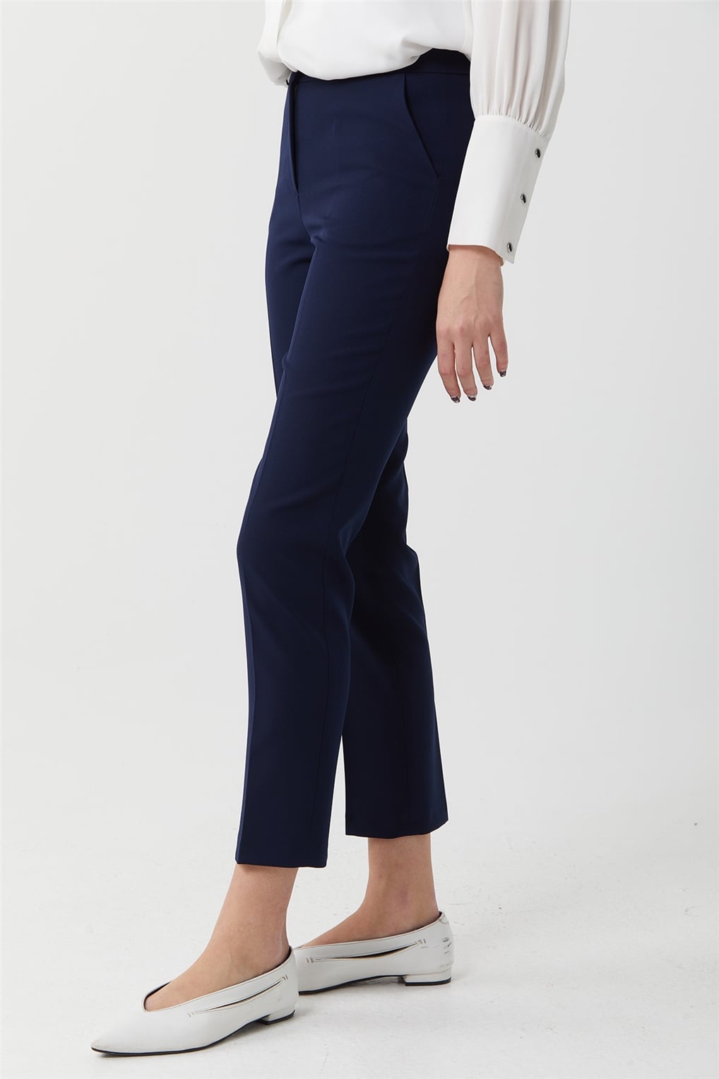 SİTARE 22Y4015 BİLEKBOY PANTOLON 38-52- Lacivert