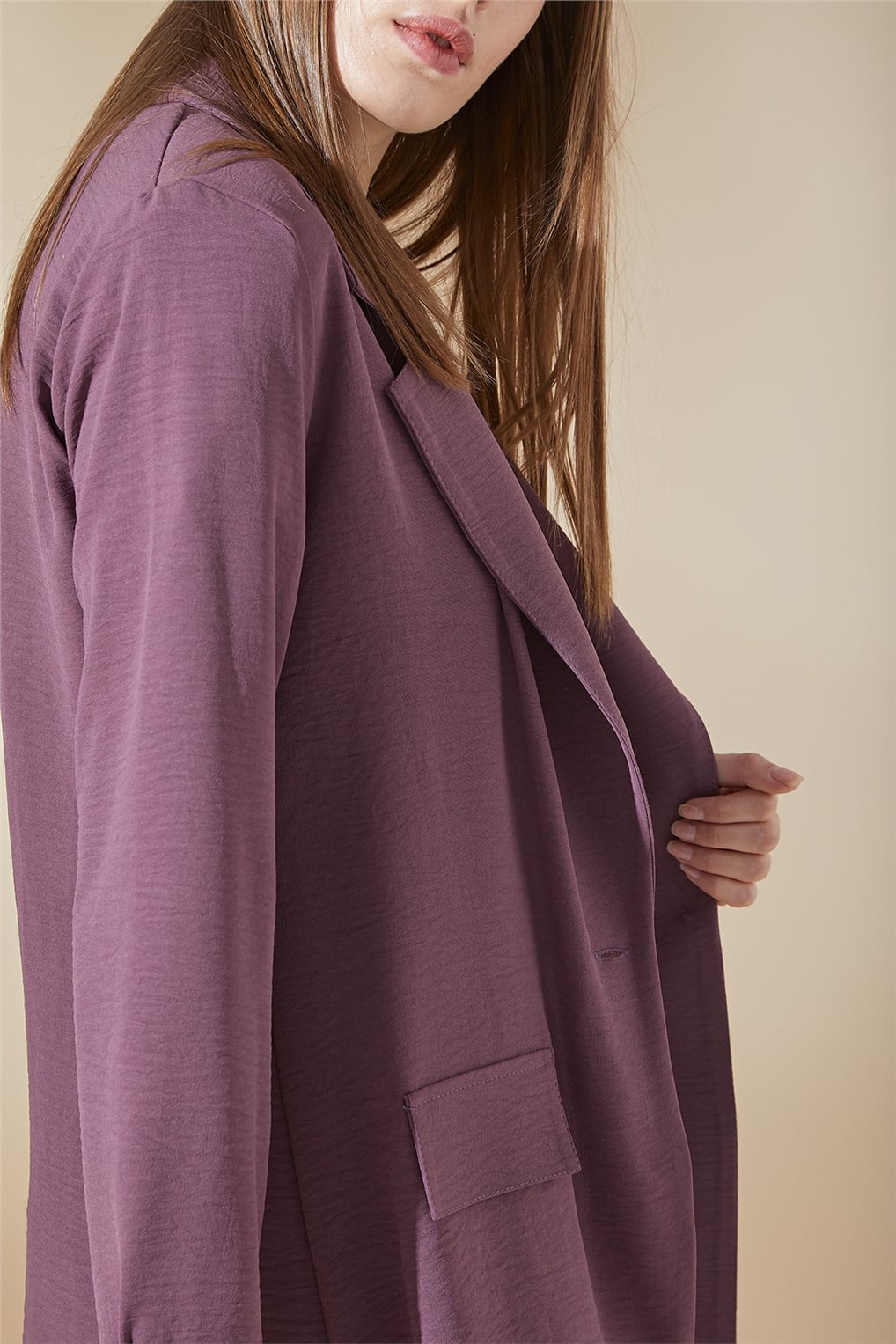 Sitare Ayrobin İçli Ceket 21YSNSUCK7015- Violet
